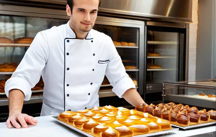 제과 전문점 창업 가이드 - **Prompt 1: The Artisan's Dream**
    **Description:** A young, determined French patissier (pastry ...